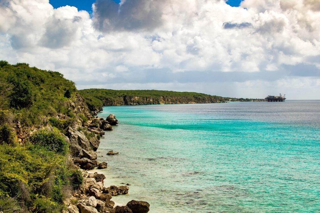 curaçao, curacao, caribbean, landscape, beach, lover's beach, strand, willemstad, banda abao, vakantie, natuur, water, playa,