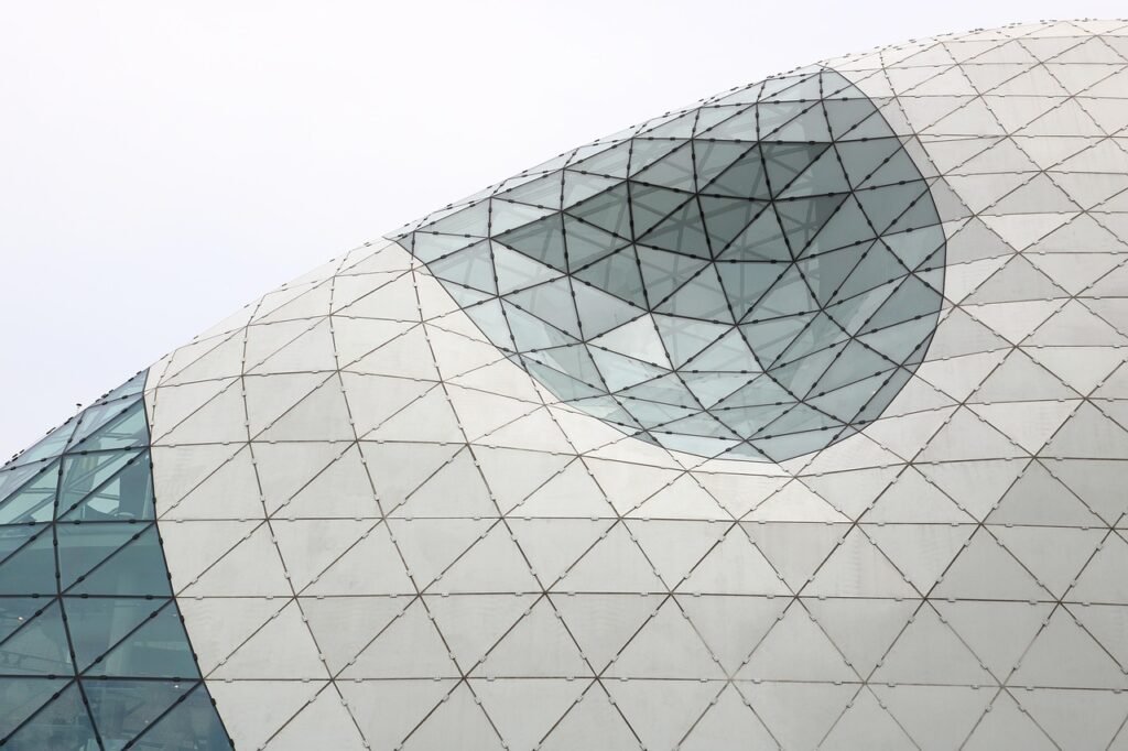 nederland, eindhoven, gebouw, architectuur, winkelcentrum, winkelen, koepel, glas, modern, buitenkant, klodder, nederlands, b