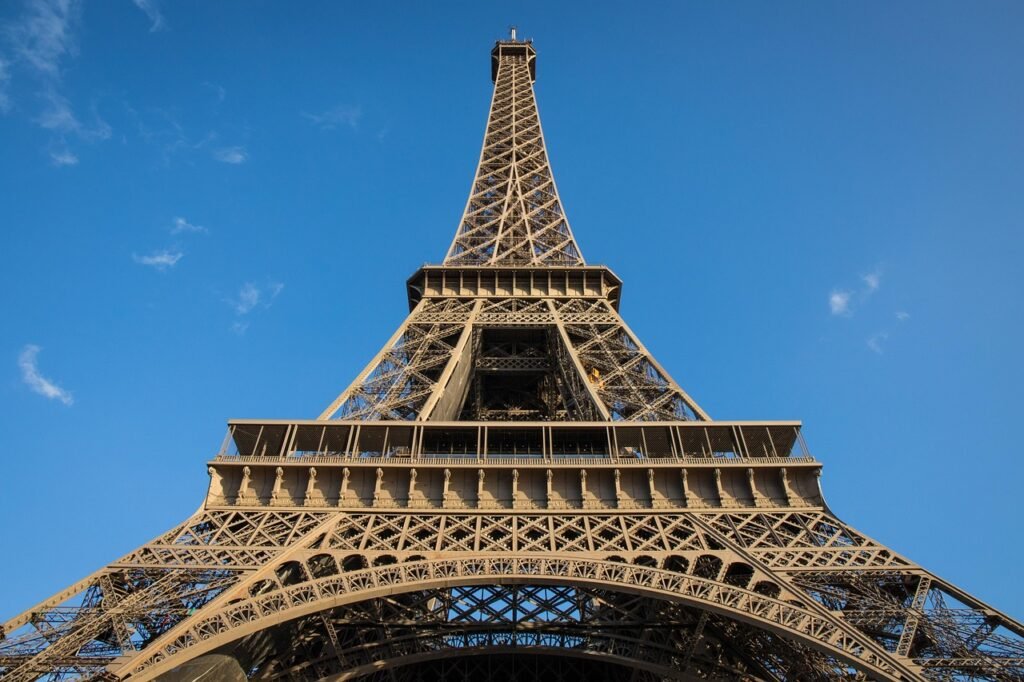 eiffel, toren, parijs, frankrijk, cityscape, monument, symbool