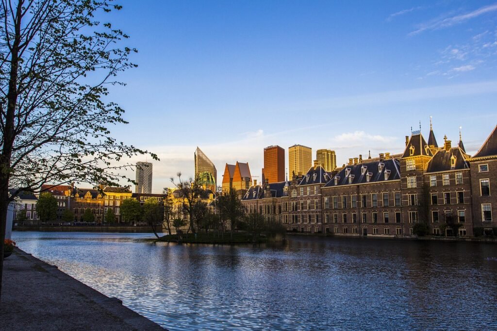 the hague, center, courtyard, nature, skyline, water, netherlands