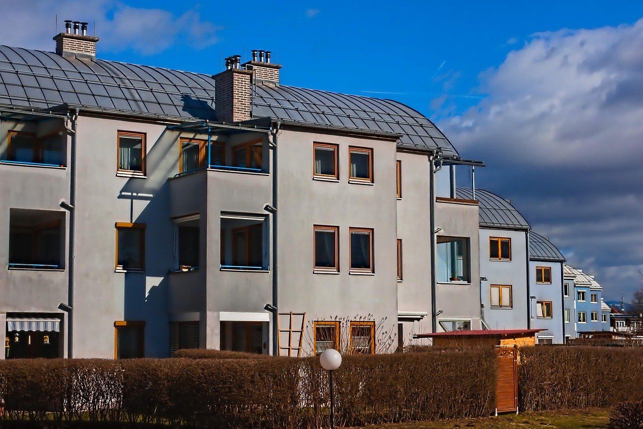 huizen, gebouwen, cityscape, het platform