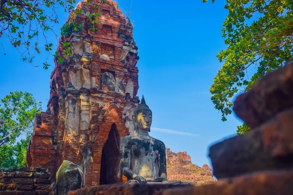 ayutthaya historical park, oude binnenstad, ancient siam, ayutthaya