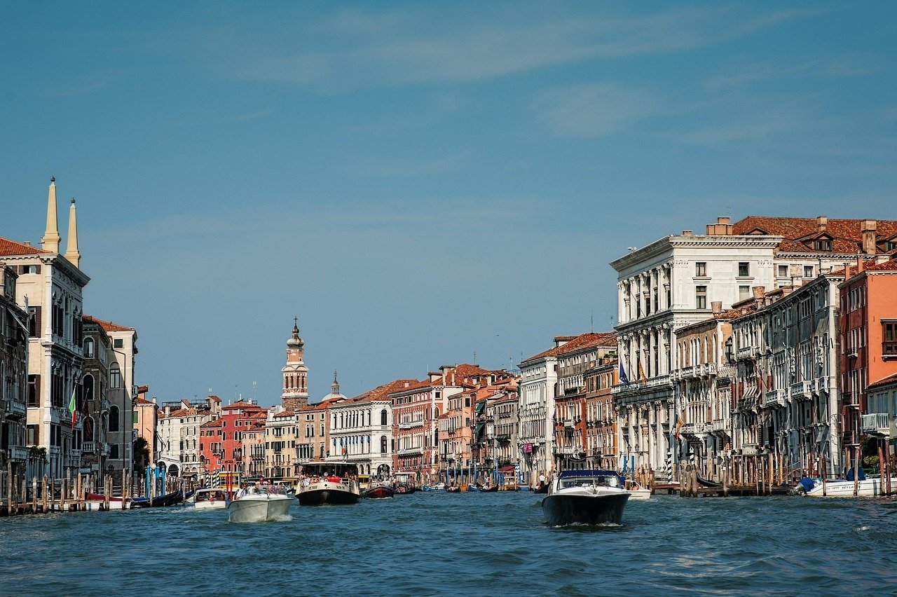 italië, venetië, canal grande