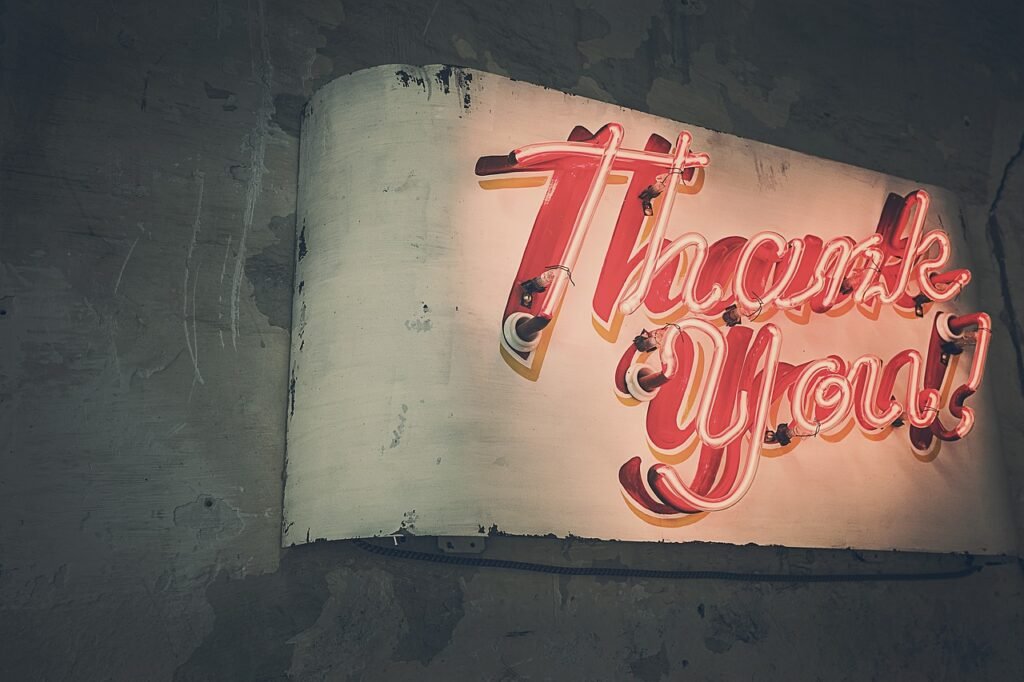bedankt, neon lights, neon, reclame, verlichting, rood, lettertype, met dank, brieven, gloed, teken, muur, licht, bewegwijzer
