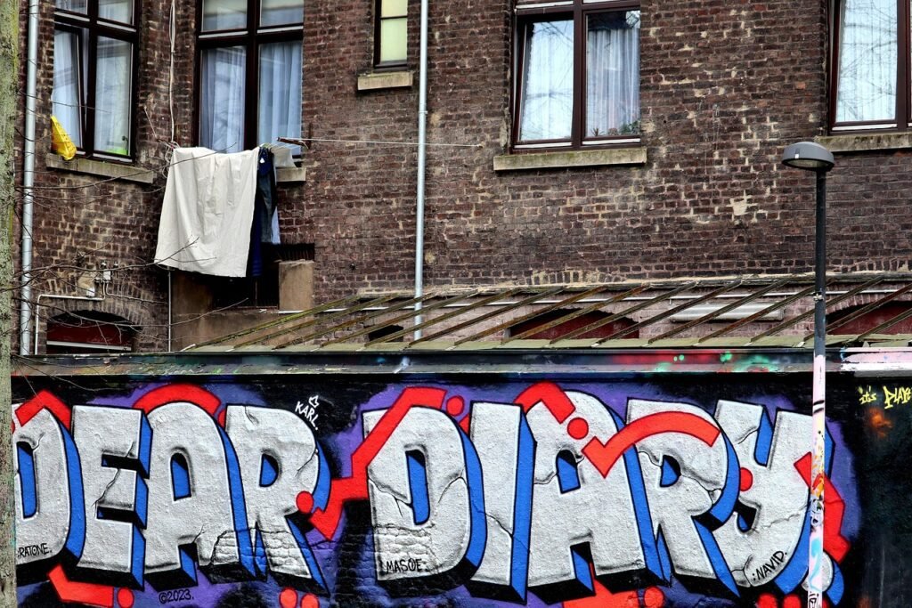 street art, kunst, graffiti, schilderen, muur, achtertuin, straatkunst cologne, keulen